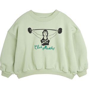 Mini Rodini Sweatshirt - Club Muscles - Grøn - Mini Rodini - 92/98 - Sweatshirt