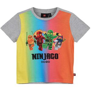 Ninjago T-Shirt - Lwtano 310 - Grey Melange - Lego® Wear - 7 År (122) - T-Shirt