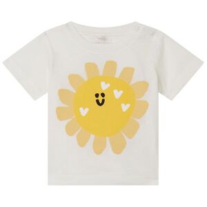 Stella Mccartney Kids T-Shirt - Hvid/gul M. Sol - Stella Mccartney Kids - 18 Mdr - T-Shirt