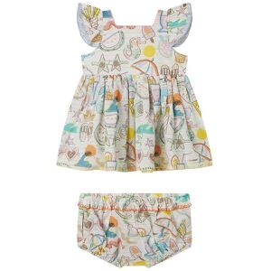 Stella Mccartney Kids Kjole M. Bloomers - Hvid/pastel - Stella Mccartney Kids - 18 Mdr - Kjole