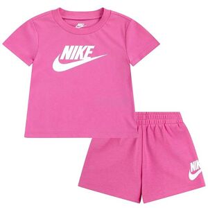 Nike Shortssæt - Shorts/t-Shirt - Playful Pink - Nike - 18 Mdr - Shorts