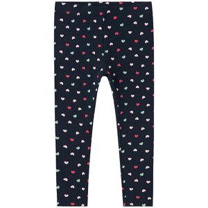 Name It Leggings - Nmfvipia - Dark Sapphire/hearts - Name It - 3 År (98) - Leggings