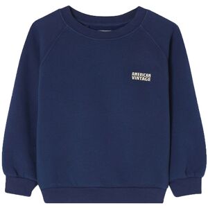 American Vintage Sweatshirt - Vintage Navy - American Vintage - 7 År (122) - Sweatshirt