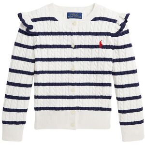 Polo Ralph Lauren Cardigan - Strik - Deckwash White/newport Navy - Polo Ralph Lauren - 3 År (98) - Cardigan