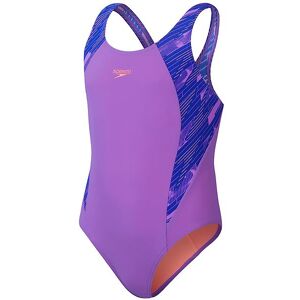 Speedo Badedragt - Hyperboom Splice Muscleback - Blue/pink - Speedo - 11-12 År (146-152) - Badetøj