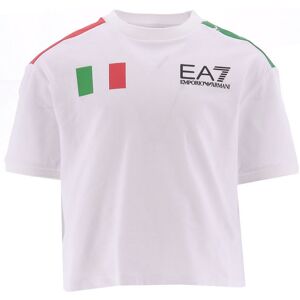 Ea7 T-Shirt - White Italy - Ea7 - 14 År (164) - T-Shirt