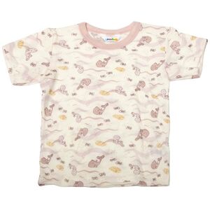 Joha T-Shirt - Uld - Off White/støvet Rosa M. Hval - Joha - 120 - T-Shirt