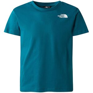 The North Face T-Shirt - Redbox - Blue Moss/lemon Yellow - The North Face - 14-16 År (164-176) - T-Shirt