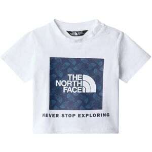 The North Face T-Shirt - Box Infill Print - Hvid - The North Face - 0-3 Mdr - T-Shirt