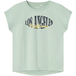 Name It T-Shirt - Nkfvigea - Silt Green/los Angeles - Name It - 6 År (116) - T-Shirt