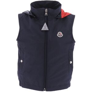 Moncler Vest - Zene - Mørkeblå M. Rød/hvid - Moncler - 14 År (164) - Vest