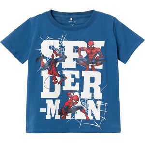 Name It T-Shirt - Nmmmakan Spiderman - Set Sail - Name It - 7-8 År (122-128) - T-Shirt