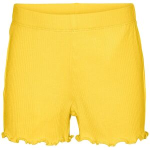 Vero Moda Girl Shorts - Rib - Vmlavender - Lemon Zest - Vero Moda Girl - 9 År (134) - Shorts