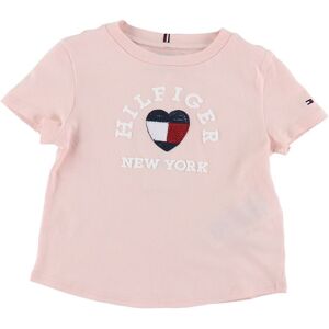 Tommy Hilfiger T-Shirt - Hilfiger Sequins - Whimsy Pink - Tommy Hilfiger - 6 År (116) - T-Shirt