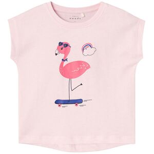 Name It T-Shirt - Nmfviolet - Pparfait Pink/flamingo - Name It - 4 År (104) - T-Shirt