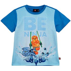 Ninjago T-Shirt - Lwtano - Middle Blue - Lego® Wear - 9 År (134) - T-Shirt