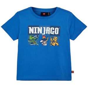 Ninjago T-Shirt - Lwtano - Middle Blue - Lego® Wear - 9 År (134) - T-Shirt