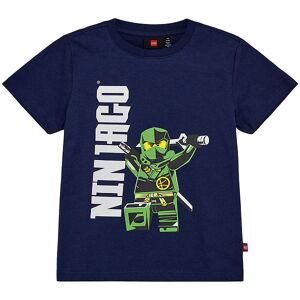 Ninjago T-Shirt - Lwtano - Dark Navy - Lego® Wear - 7 År (122) - T-Shirt