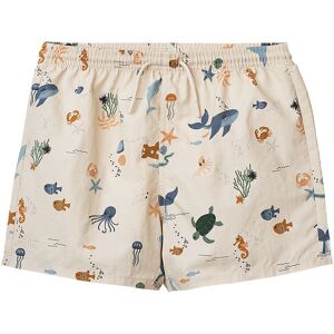 Liewood Badeshorts - Duke - Uv40+ - Sea Creature/sandy - Liewood - 6 År (116) - Badetøj