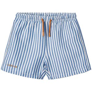 Liewood Badeshorts - Duke - Uv40+ - Stripe Riverside/creme De La - Liewood - 6 År (116) - Badetøj