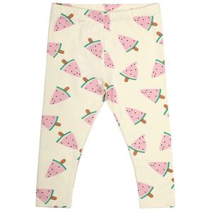 The New Siblings Leggings - Tnskaya - White Swan Watermelon - The New - 3 År (98) - Leggings