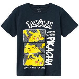 Name It T-Shirt - Nkmmaniander Pokemon - Dark Sapphire - Name It - 13-14 År (158-164) - T-Shirt