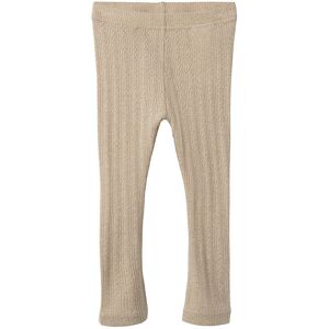 Name It Leggings - Nmfohusa - Pure Cashmere/melange - Name It - 3 År (98) - Leggings