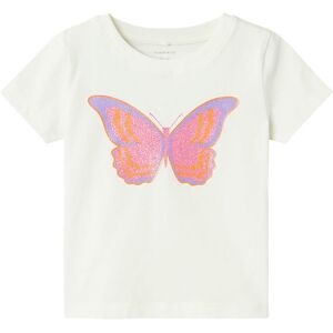 Name It T-Shirt - Nmfhanne - Jet Stream M. Glitter - Name It - 1½ År (86) - T-Shirt