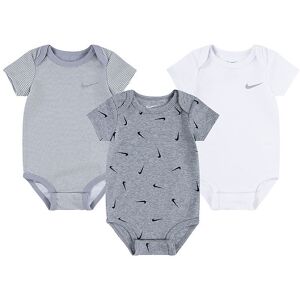 Nike Bodyer K/æ - 3-Pak - Dk Grey Heather - Nike - 1 Mdr - Body K/æ