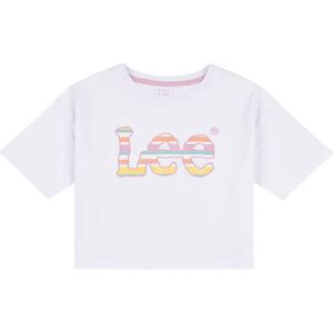 Lee T-Shirt - Stripe Graphic - Bright White - Lee - 8-9 År (128-134) - T-Shirt