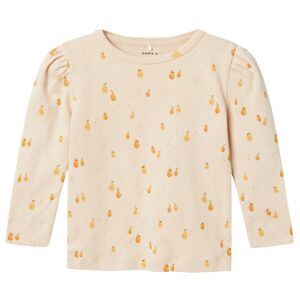 Name It T-Shirt - Nmffepera - Whisper Pink M. Hulmønster - Name It - 4 År (104) - T-Shirt