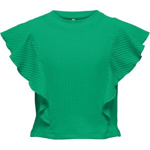 Kids Only Top - Rib - Kognella - Deep Mint - Kids Only - 9-10 År (134-140) - T-Shirt