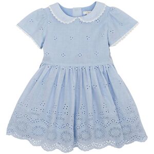 Livly Kjole - Fanny - Embroidery Blue - Livly - 3-4 År (98-104) - Kjole