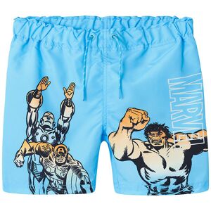 Name It Badeshorts - Nkmmakavel Marvel - Bluefish - Name It - 9 År (134) - Badetøj