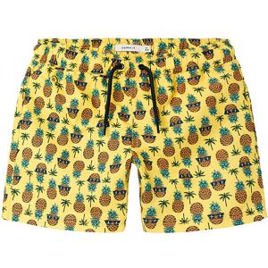 Name It Badeshorts - Nkmzaddi - Yarrow M. Ananas - Name It - 6 År (116) - Badetøj