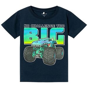 Name It T-Shirt - Nmmarav Hotwheels - Dark Sapphire - Name It - 3 År (98) - T-Shirt