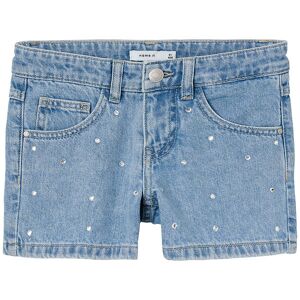 Name It Shorts - Nkfrose - Light Blue Denim - Name It - 10 År (140) - Shorts