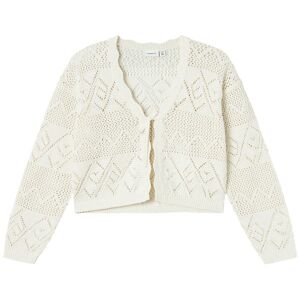 Name It Cardigan - Strik - Nkfhihelene - Jet Stream M. Hulmønste - Name It - 7-8 År (122-128) - Cardigan