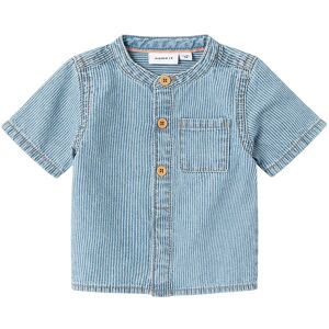 Name It Skjorte - Nbmleo - Light Blue Denim - Name It - 1 År (80) - Skjorte