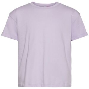 Vero Moda Girl T-Shirt - Vmsparky - Pastel Lilac/black Print - Vero Moda Girl - 9-10 År (134-140) - T-Shirt