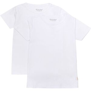 Minymo T-Shirt - 2-Pak -White - Minymo - 1½ År (86) - T-Shirt