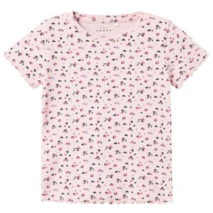 Name It T-Shirt - Rib - Nmfvemma - Parfait Pink - Name It - 4 År (104) - T-Shirt