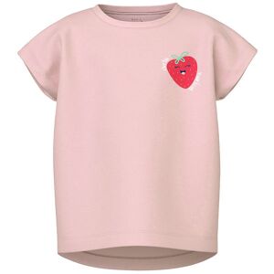 Name It T-Shirt - Nmfvarutti - Parfait Pink M. Jordbær - Name It - 4 År (104) - T-Shirt