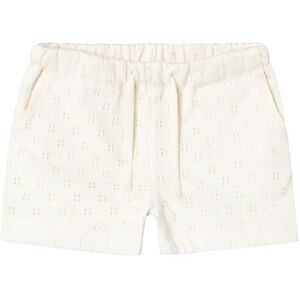 Lil' Atelier Shorts - Nmfhimaja - Coconut Milk M. Hulmønster - Lil Atelier - 6 År (116) - Shorts