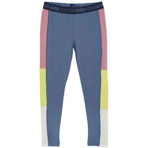 Color Kids Leggings - Polyester - Vintage Indigo M. Gammelrosa - Color Kids - 7 År (122) - Leggings