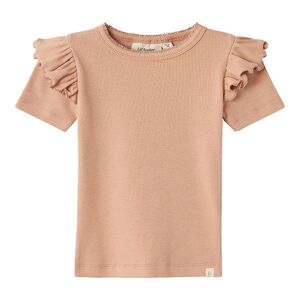 Lil Atelier T-Shirt - Nmfgago Kuo - Mahognay Rose - Lil Atelier - 2 År (92) - T-Shirt