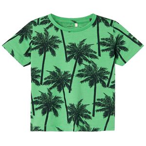 Name It T-Shirt - Nkmjusper - Green Spruce M. Print - Name It - 11-12 År (146-152) - T-Shirt
