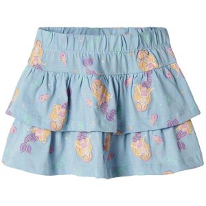 Name It Nederdel - Nmfvigga - Chambray Blue/mermaids - Name It - 7 År (122) - Nederdel