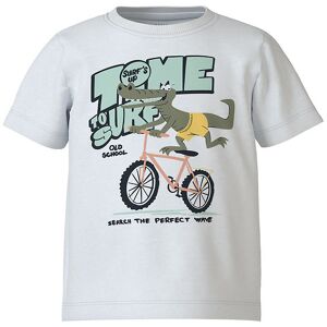 Name It T-Shirt - Nmmvictor - Bright White/time To Surf - Name It - 3 År (98) - T-Shirt