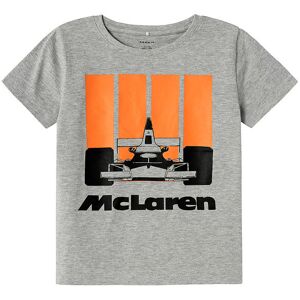 Mclaren T-Shirt - Nkmmateo - Grey Melange - Name It - 11-12 År (146-152) - T-Shirt